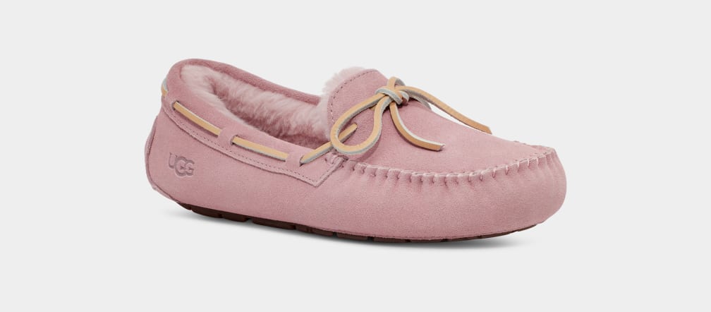 Rose / Grey Ugg Dakota Women Slippers | 706253-ZER