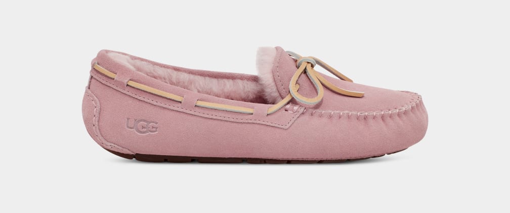 Rose / Grey Ugg Dakota Women Slippers | 706253-ZER