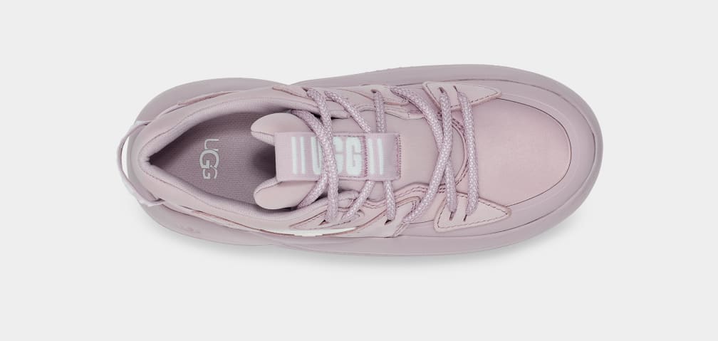 Rose / Grey Ugg LA Cloud Lace Women Sneakers | 037859-HLI