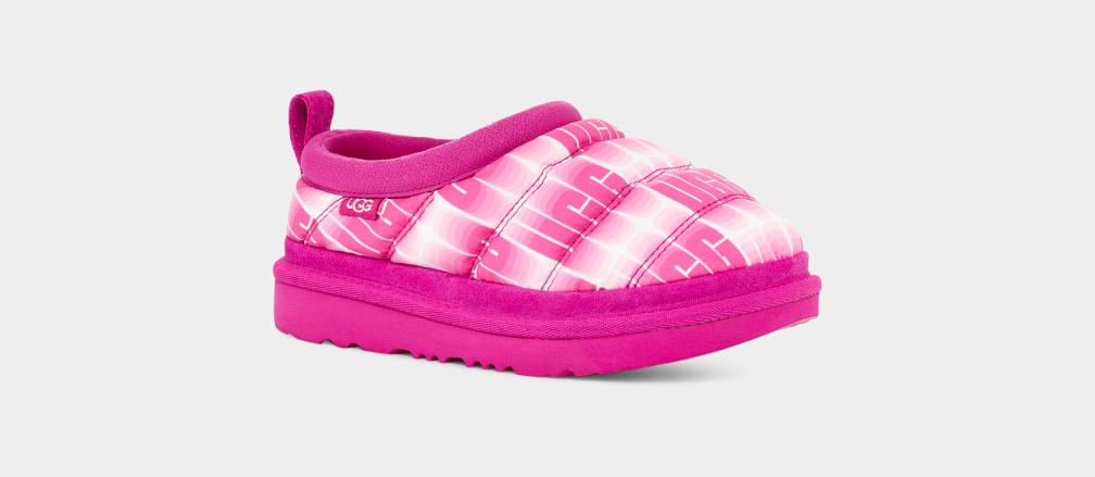 Rose / White Ugg Tasman LTA Wavelength Kids' Slippers | 926174-TZB