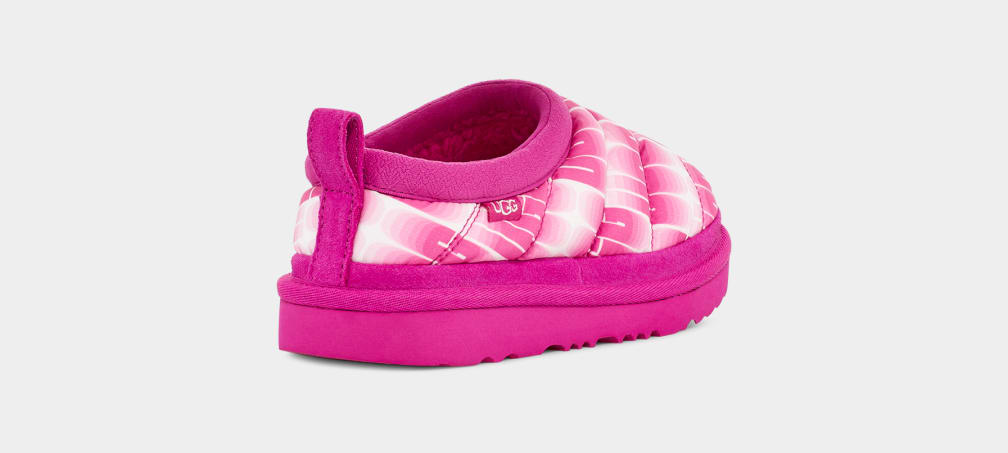 Rose / White Ugg Tasman LTA Wavelength Kids' Slippers | 926174-TZB