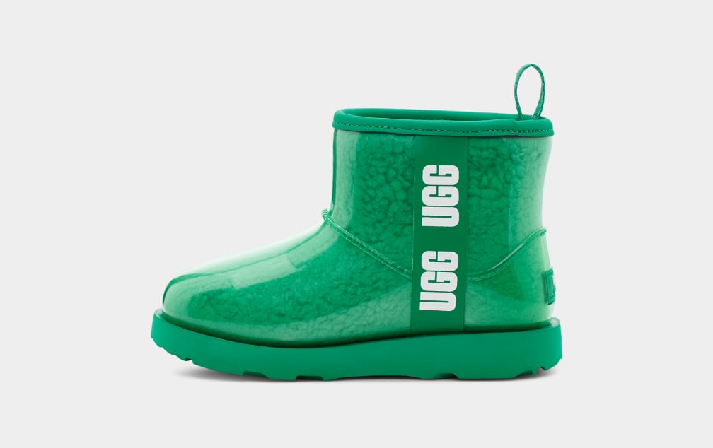 Turquoise / Green Ugg Classic Clear Mini II Kids' Boots | 590186-EOD