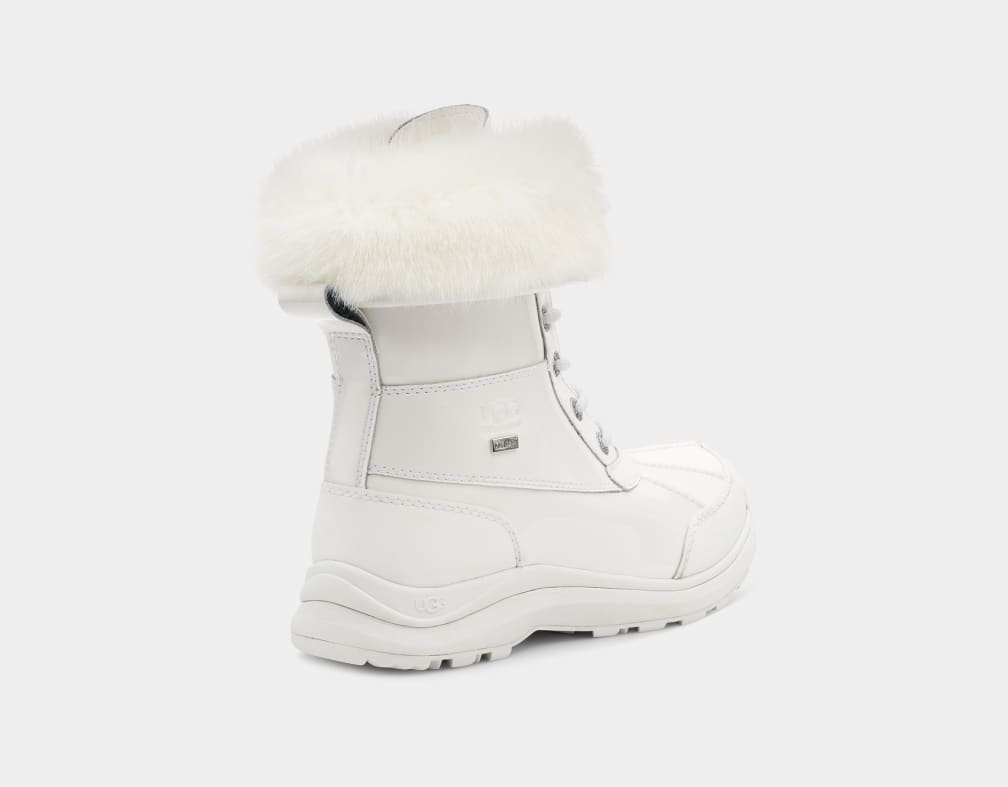 White Ugg Adirondack III Patent Women Boots | 762895-CYX