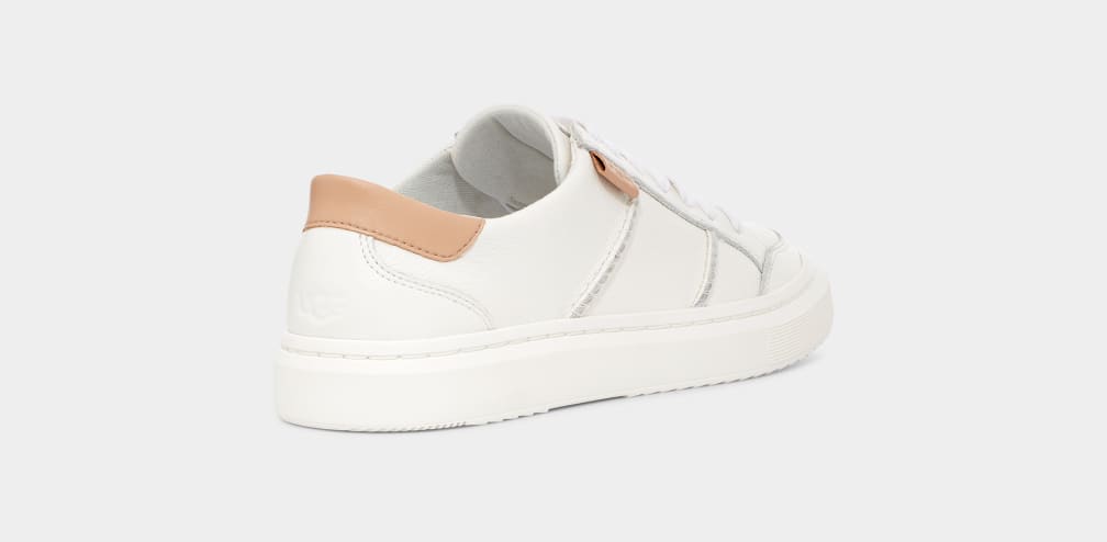 White Ugg Alameda Lace Women Sneakers | 061358-GCL