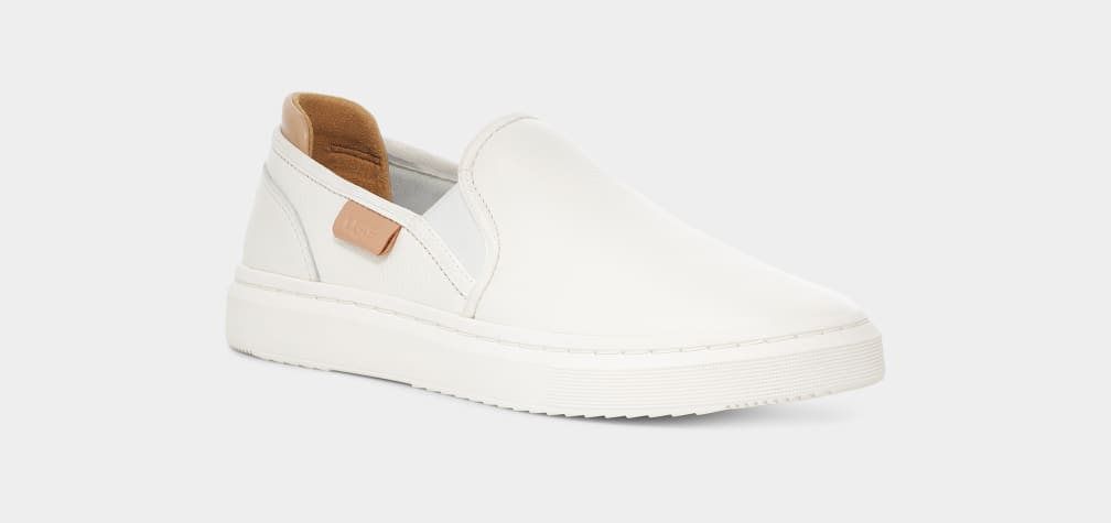 White Ugg Alameda Women Slip On | 632147-TEX