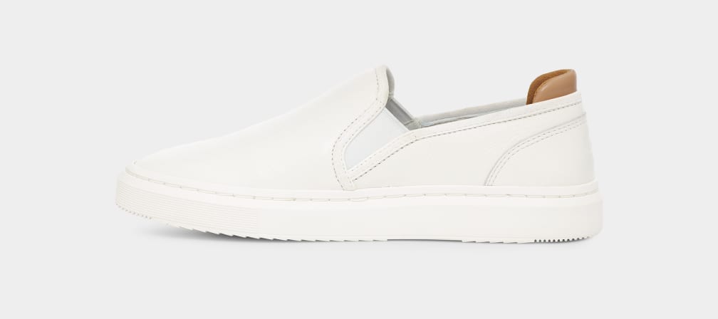 White Ugg Alameda Women Slip On | 632147-TEX