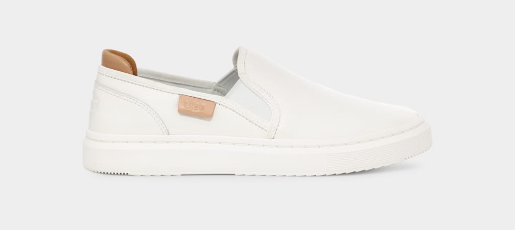 White Ugg Alameda Women Slip On | 632147-TEX