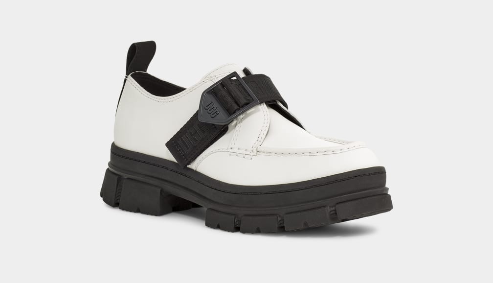 White Ugg Ashton Women Clogs | 456201-YZJ