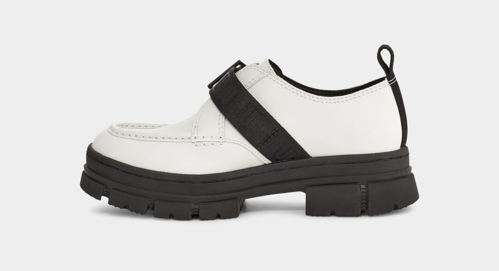 White Ugg Ashton Women Clogs | 456201-YZJ