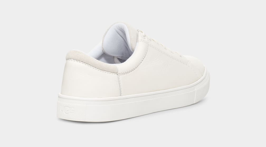 White Ugg Baysider Low Weather Men Sneakers | 608537-APE