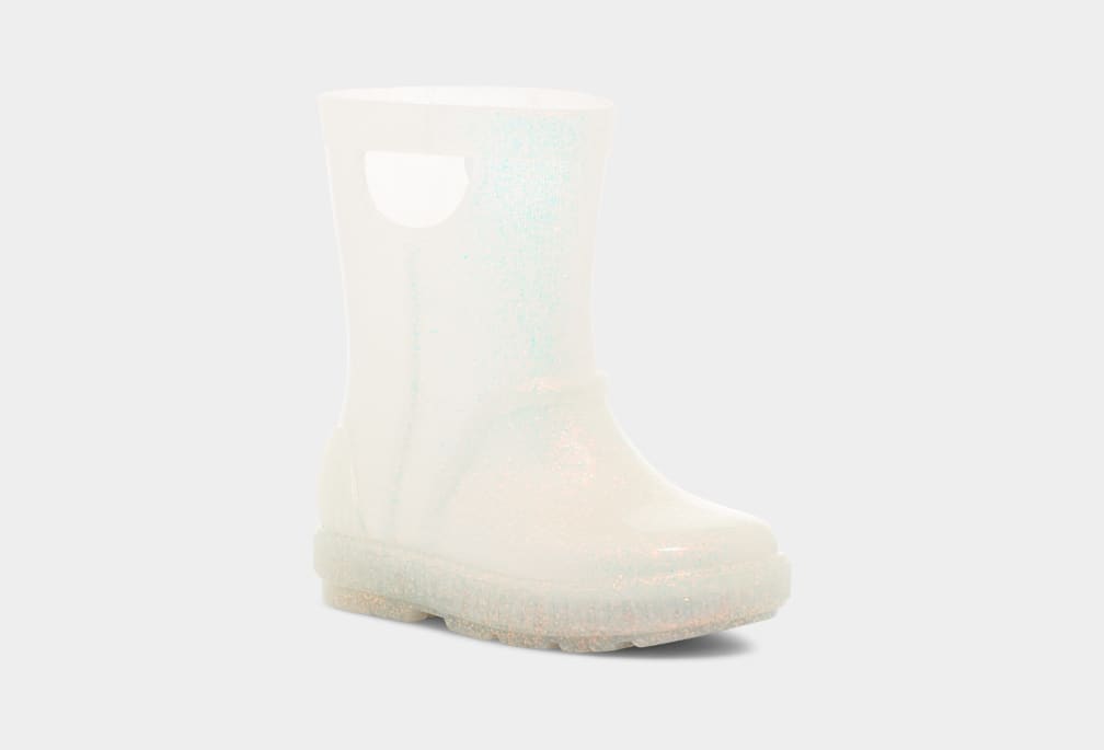 White Ugg Drizlita Glitter Kids' Boots | 649125-MXU