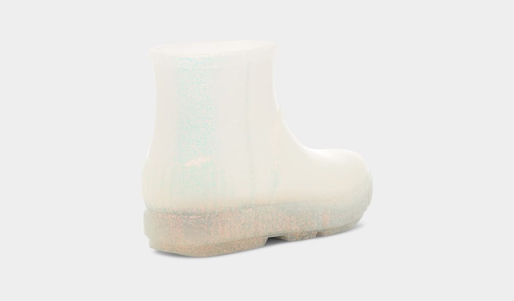 White Ugg Drizlita Glitter Kids' Boots | 851730-ZWY