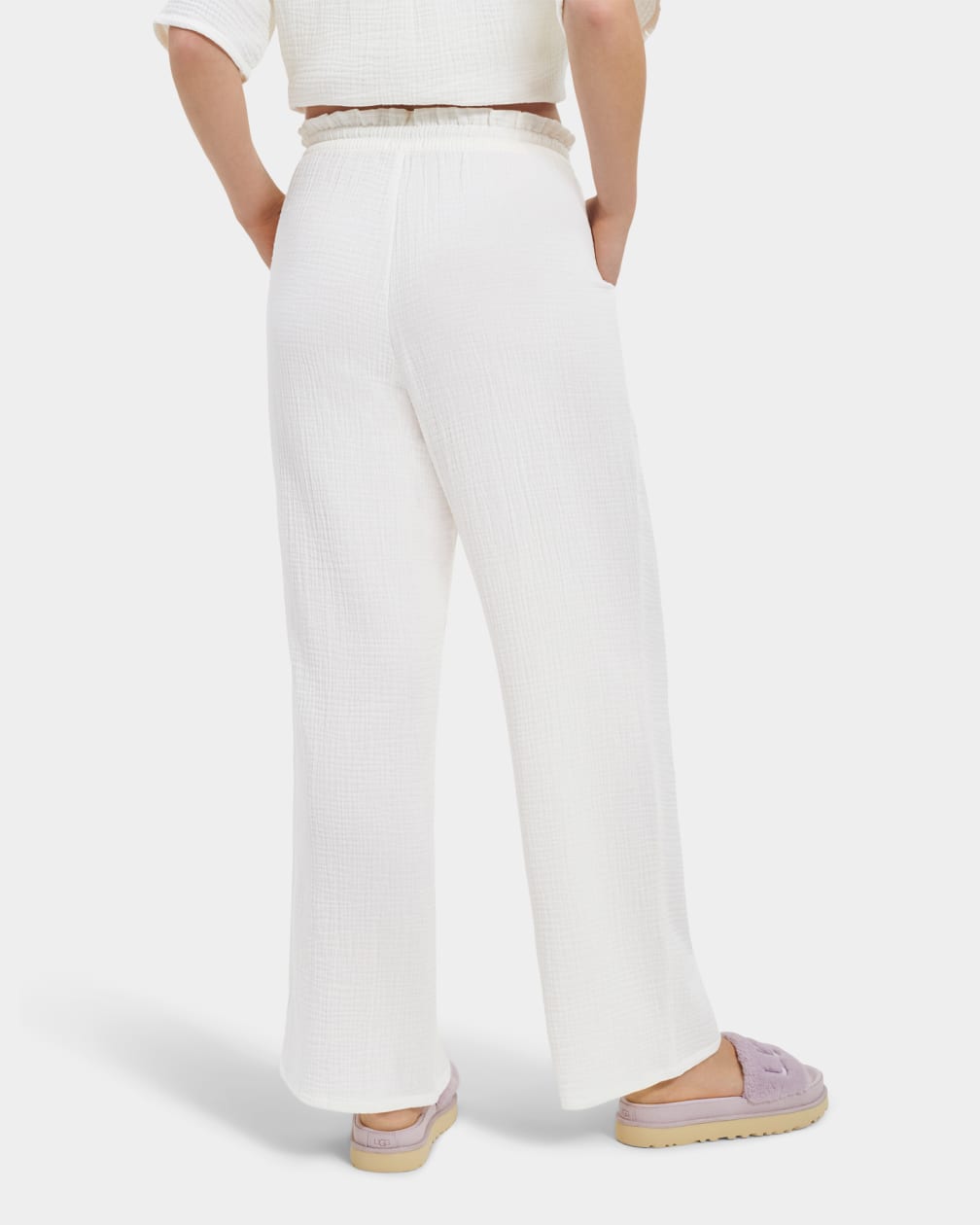 White Ugg Karrie Women Pants | 206394-SFQ