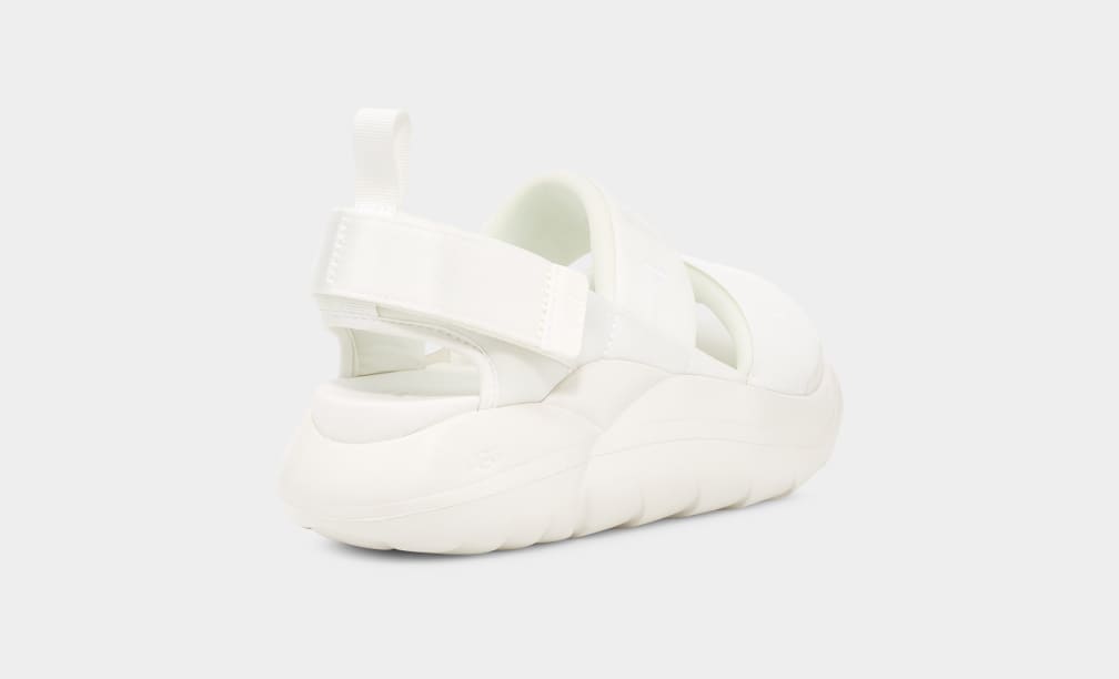 White Ugg LA Cloud Sport Women Sandals | 729041-ZHS