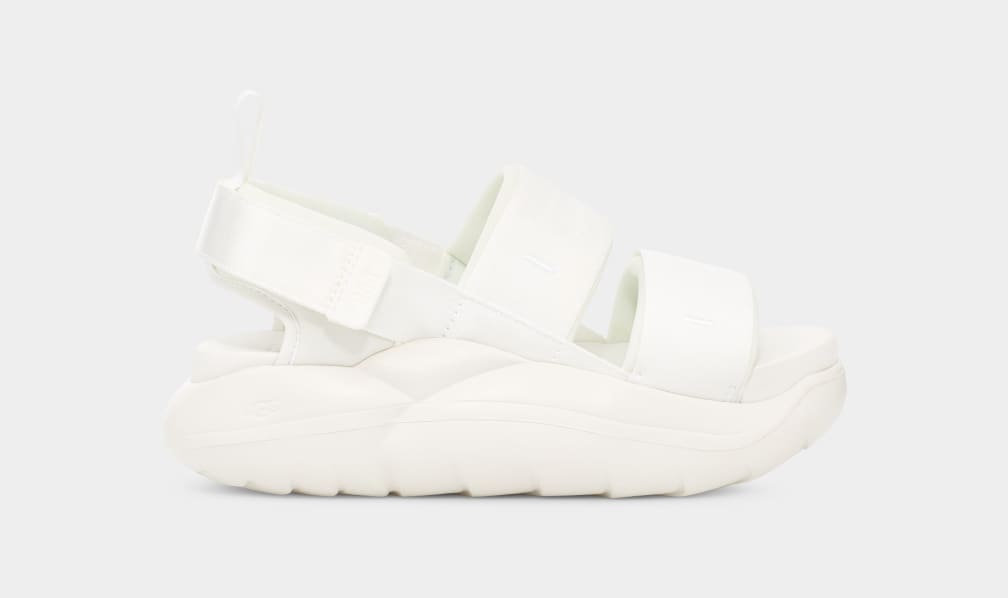 White Ugg LA Cloud Sport Women Sandals | 729041-ZHS