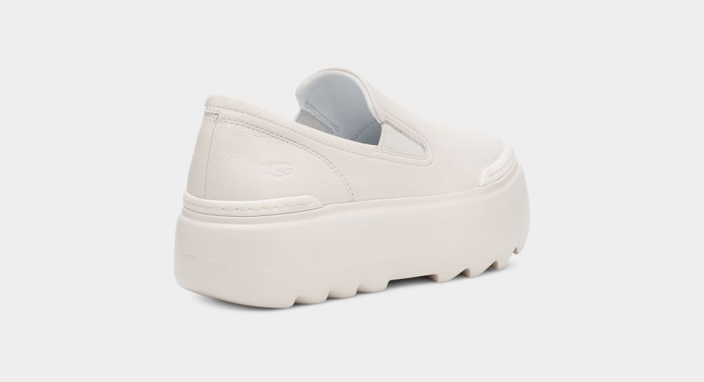 White Ugg Marin Mega Women Slip On | 689471-OUR