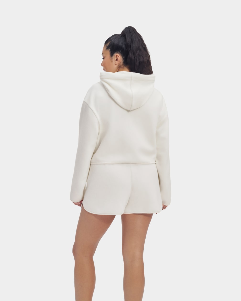 White Ugg Myley Sherpa Women Hoodie | 248301-PQC