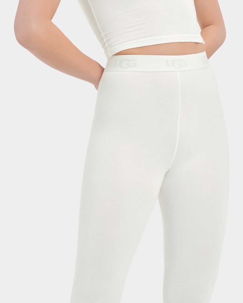 White Ugg Paloma Women Leggings | 562381-SLD