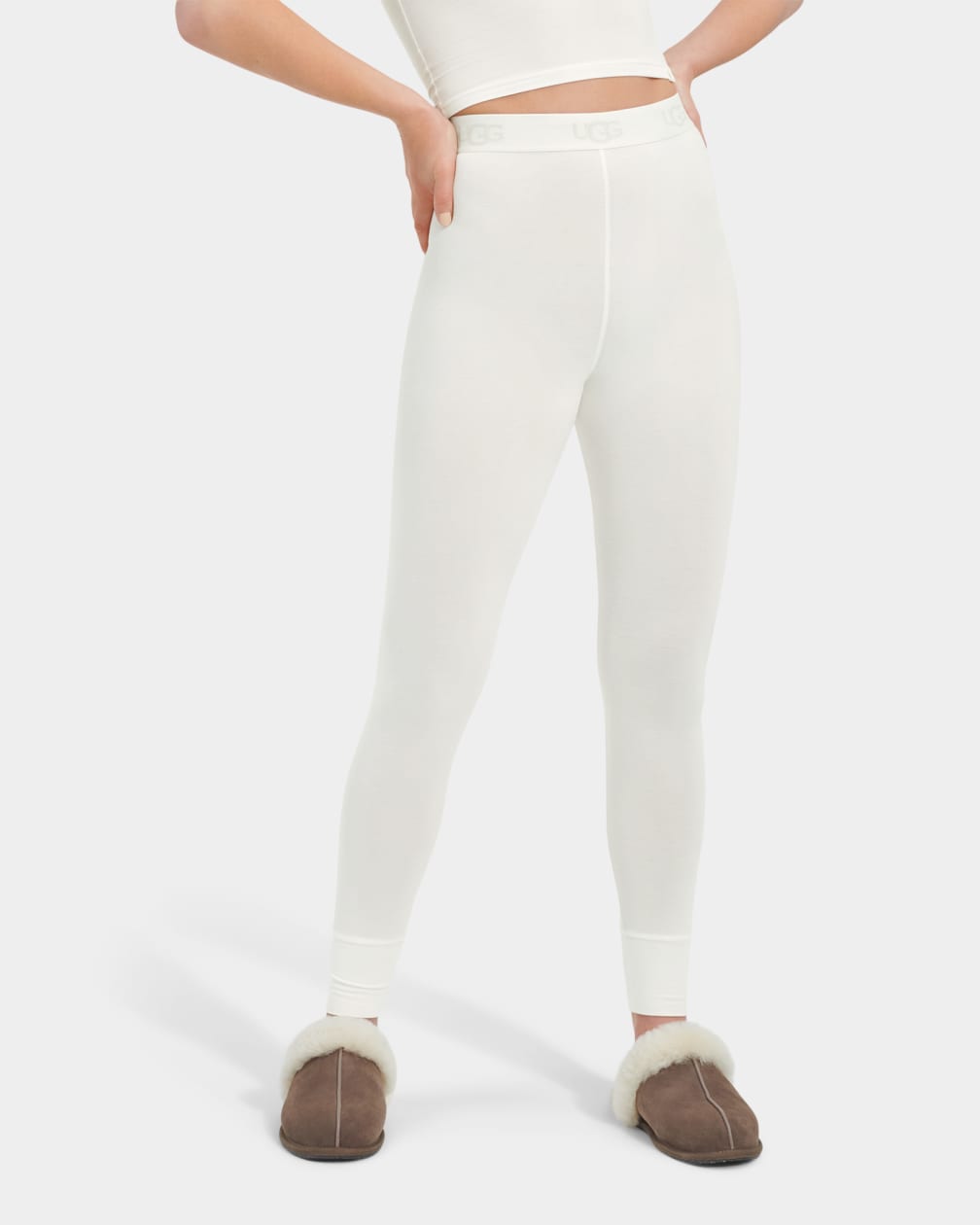 White Ugg Paloma Women Leggings | 562381-SLD