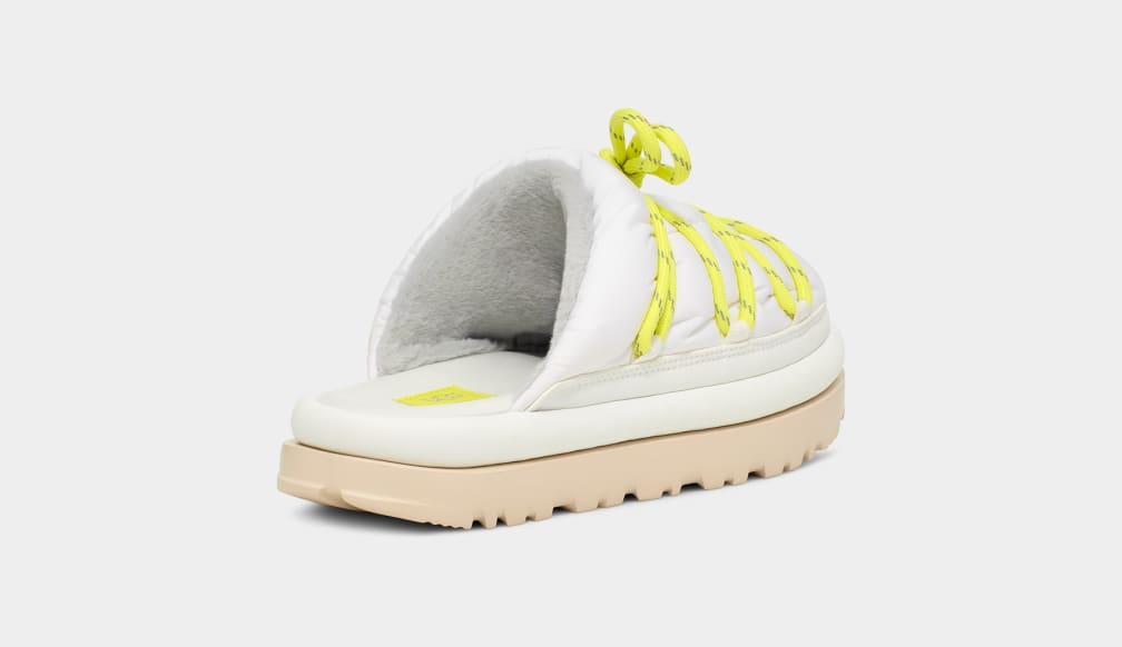 White Ugg Spaceslider Tech Women Moccasins | 158790-POD