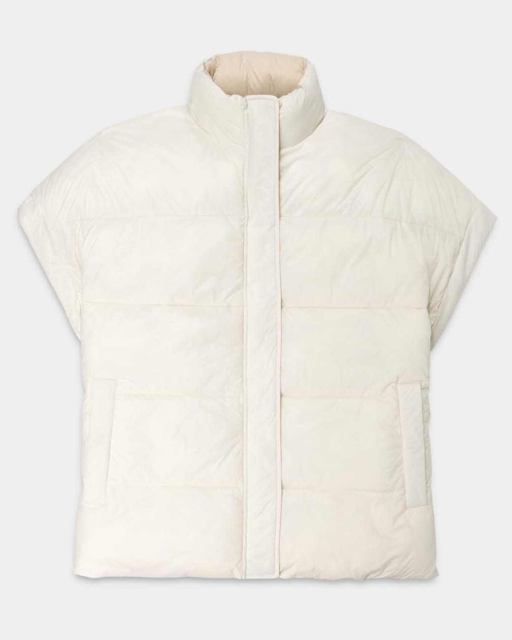 White Ugg Sydnee Reversible Puffer Women Vest | 421035-EJX