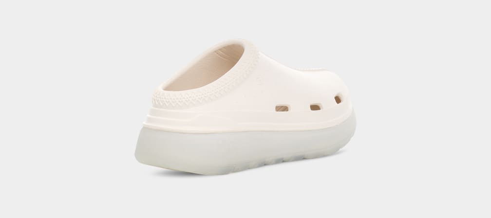 White Ugg Tasman Sport Kids' Slippers | 812670-QCL