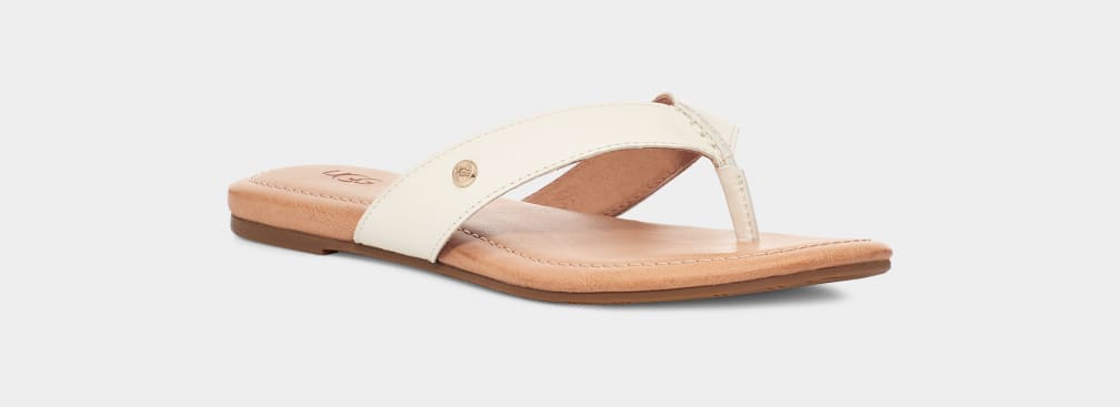 White Ugg Tuolumne Women Slides | 348102-IYE