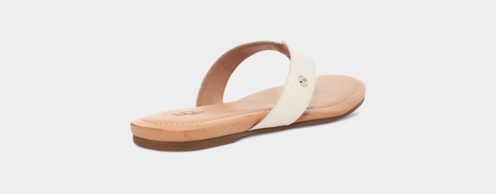 White Ugg Tuolumne Women Slides | 348102-IYE