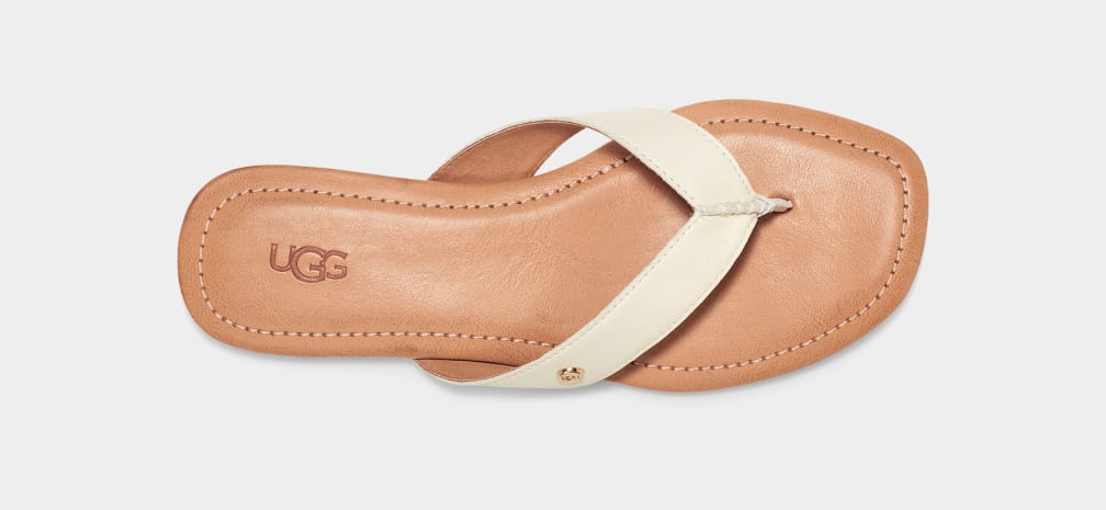 White Ugg Tuolumne Women Slides | 348102-IYE