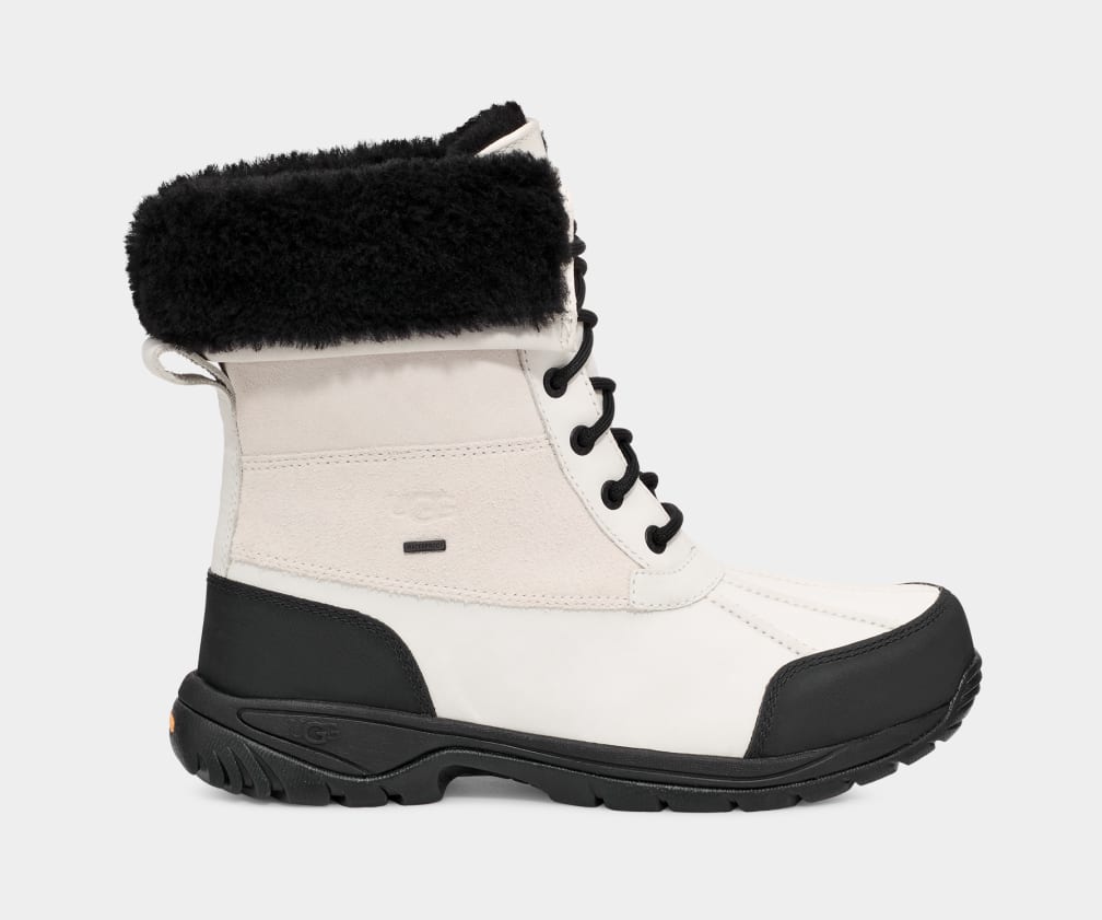 White / Black Ugg Butte Men Boots | 804315-YIP