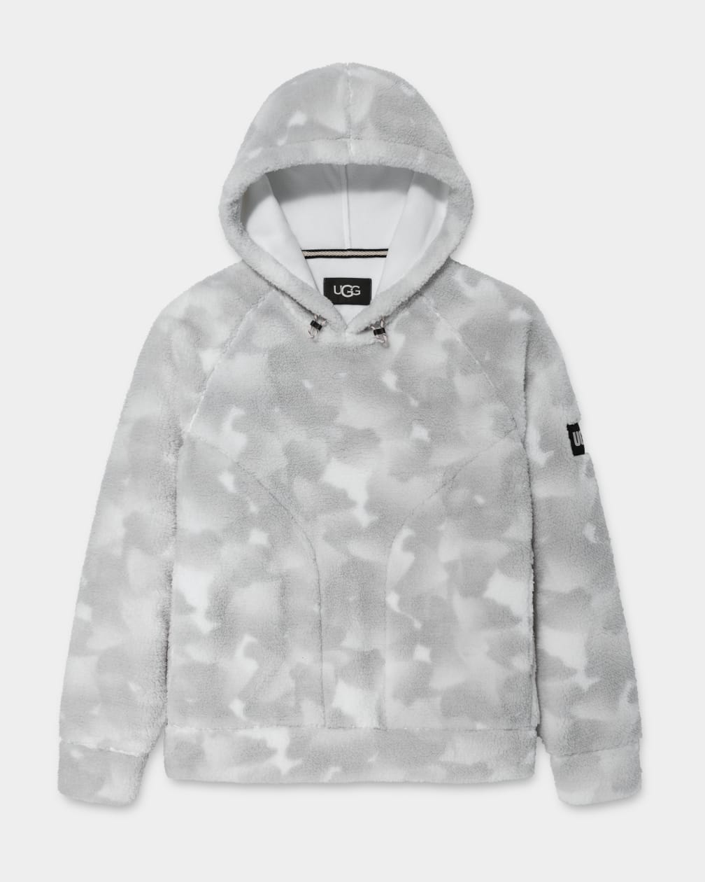 White / Camo Ugg Dannen Sherpa Men Hoodie | 981726-BIP