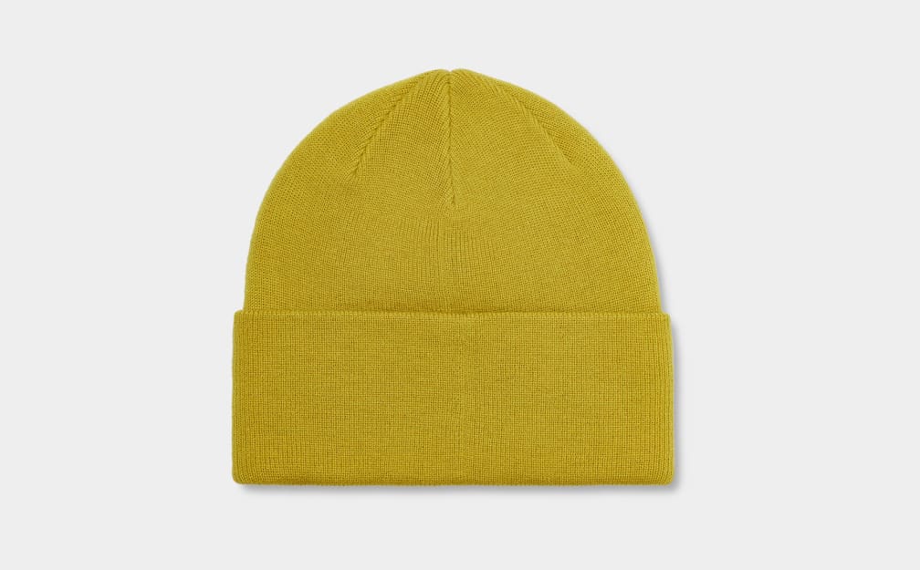 Yellow Ugg 3D Graphic Logo Women Beanie | 923758-NDR