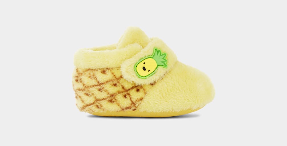 Yellow Ugg Bixbee Pineapple Stuffie Kids\' Boots | 617238-FSA