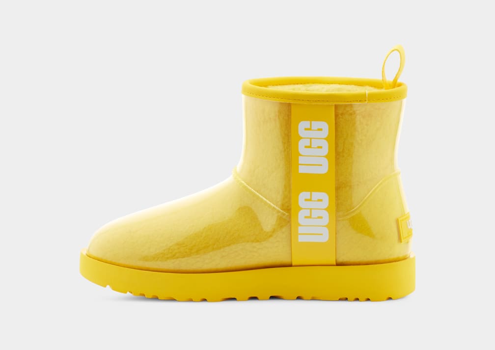 Yellow Ugg Classic Clear Mini Women Boots | 761805-BLI