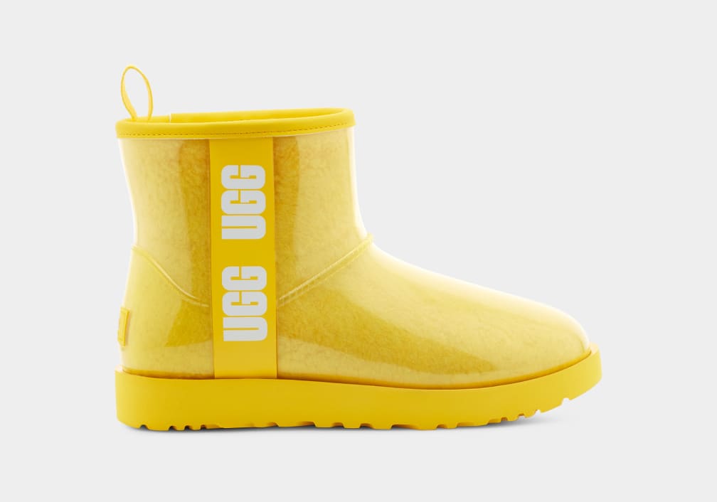 Yellow Ugg Classic Clear Mini Women Boots | 761805-BLI