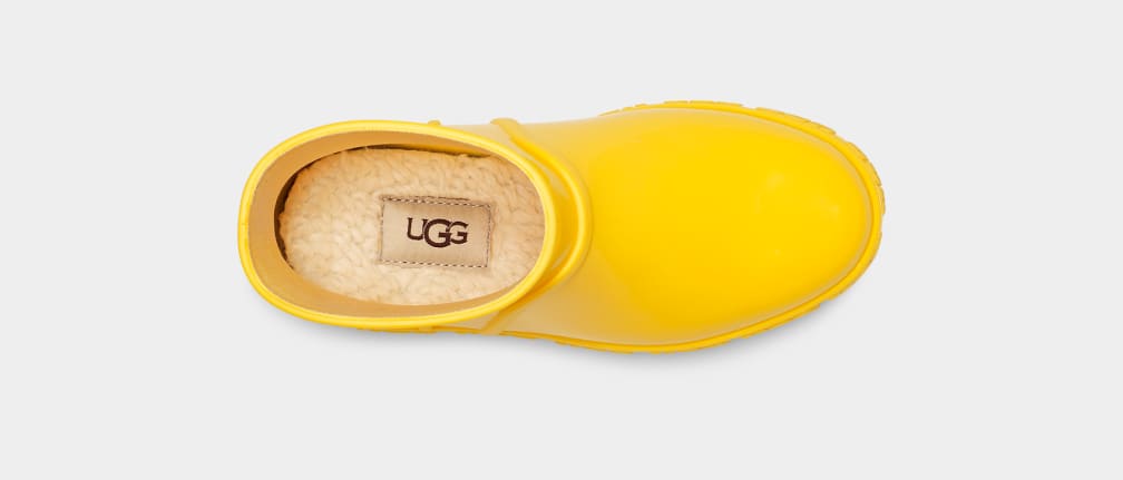 Yellow Ugg Drizlita Kids' Boots | 985301-UHB