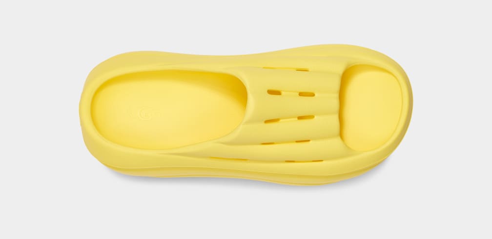 Yellow Ugg FoamO Women Slides | 325807-CHN