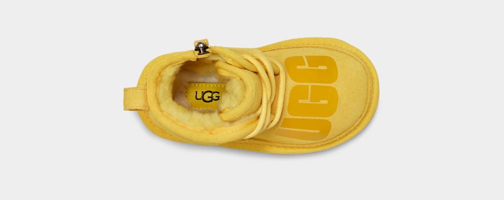 Yellow Ugg Neumel II Scatter Graphic Kids' Boots | 185429-QNO