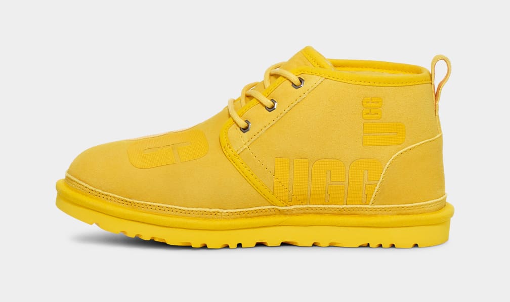 Yellow Ugg Neumel Scatter Graphic Men Boots | 715842-RLZ