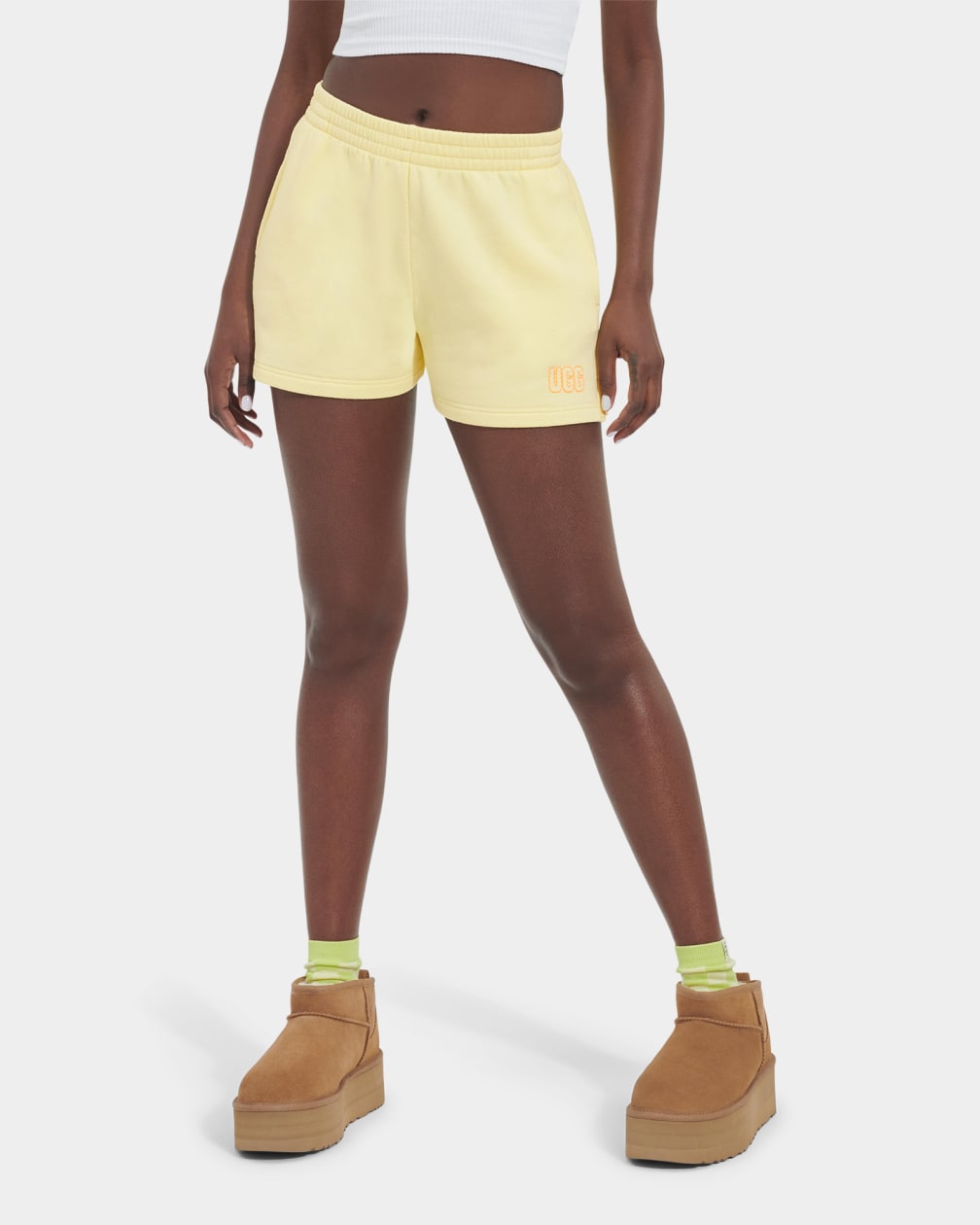 Yellow Ugg Noni Women Shorts | 438605-XLZ