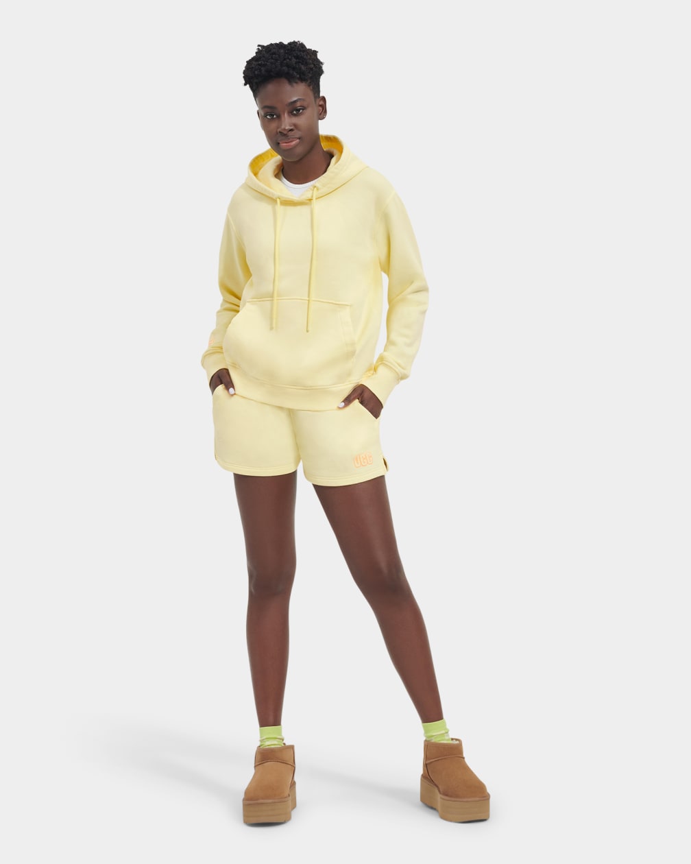 Yellow Ugg Noni Women Shorts | 438605-XLZ