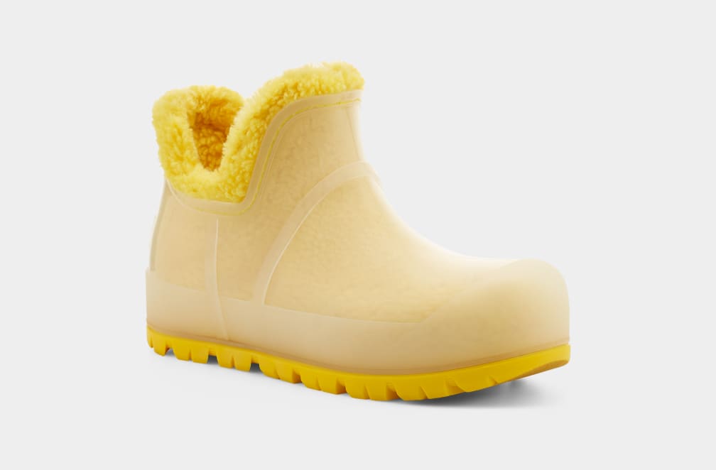 Yellow Ugg Raincloud Clear Women Boots | 164298-TGL