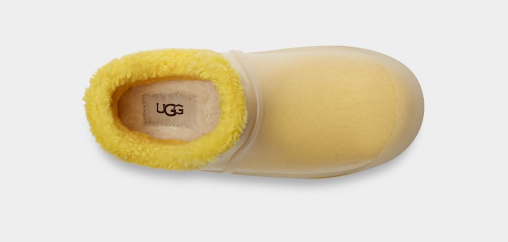 Yellow Ugg Raincloud Clear Women Boots | 164298-TGL