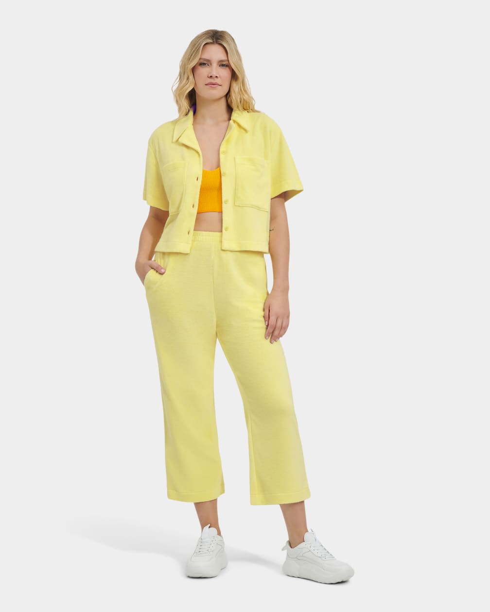 Yellow Ugg Rosalinda Wide Leg Women Pants | 342869-CSP