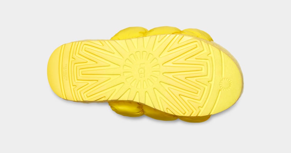 Yellow Ugg Scrunchita Women Slippers | 124973-TUN