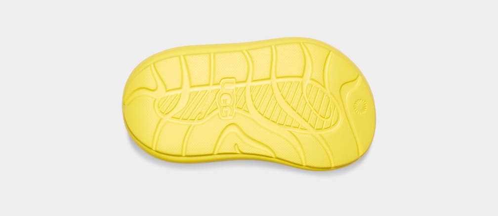 Yellow Ugg Sport Yeah Kids' Sandals | 625049-BON