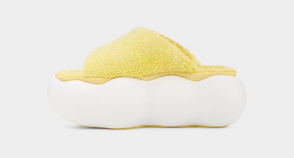 Yellow Ugg Sugarcloud Women Slides | 584093-MJK